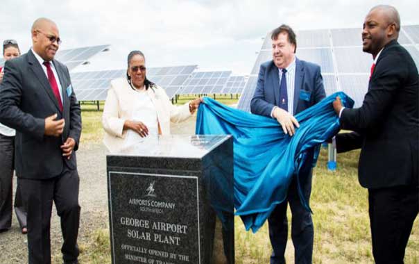 ACSA opens first solar-powered airport in Western Cape