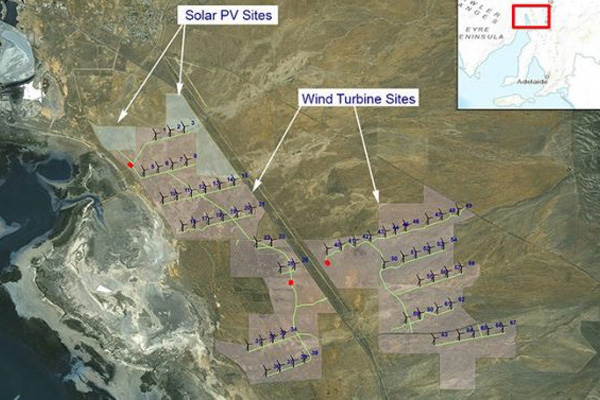 DP Energy gets Green Light to construct a 375MW of solar and wind plant in Port Augusta