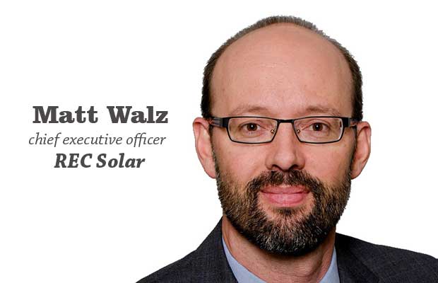 REC Solar appoints Matt Walz, a Duke Energy executive as chief executive officer