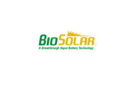 BioSolar initiates development of high energy anode for current and next Gen lithium batteries