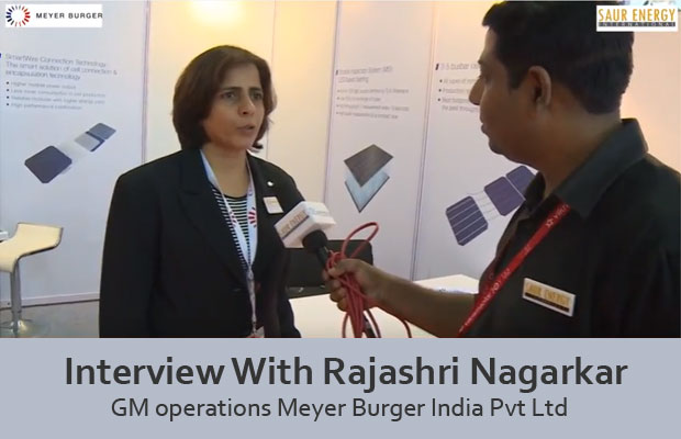 Interview With Rajashri Nagarkar GM operations Meyer Burger India Pvt Ltd