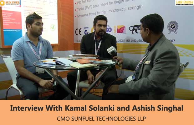 Interview With Kamal Solanki, CEO and Ashish Singhal, CMO SUNFUEL TECHNOLOGIES LLP