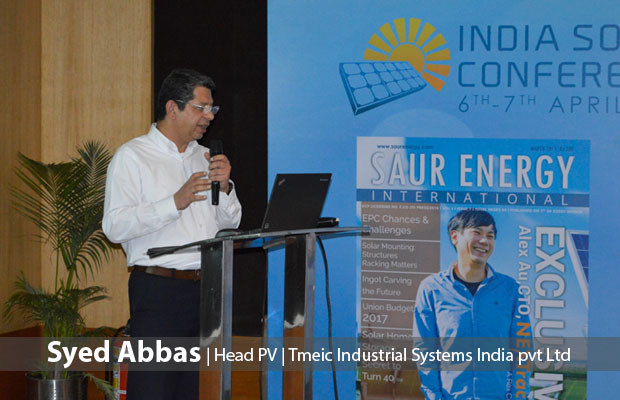 Syed Abbas, Head PV | Tmeic Industrial Systems India pvt Ltd.