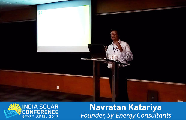 Navratan Katariya, Founder, Sy-Energy Consultants