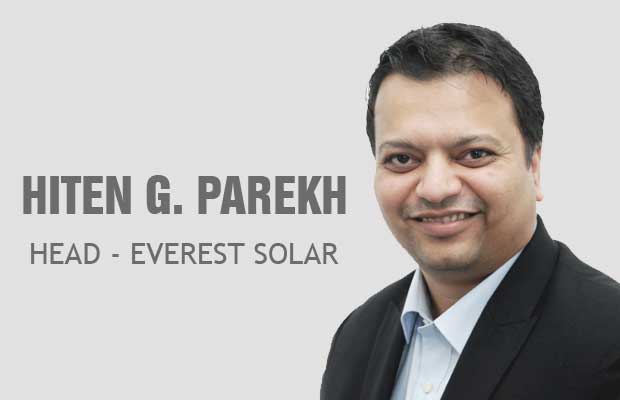 VIZ-A-VIZ with Hiten G. Parekh, Head, Everest Solar