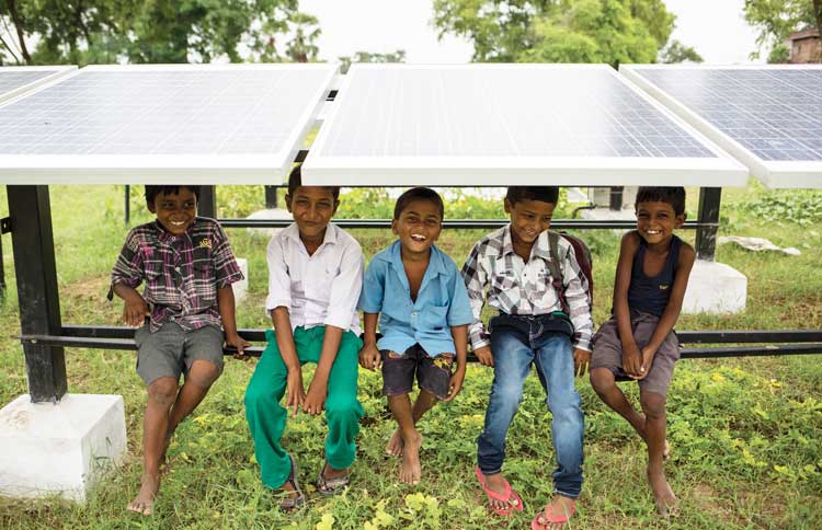 solar power in India