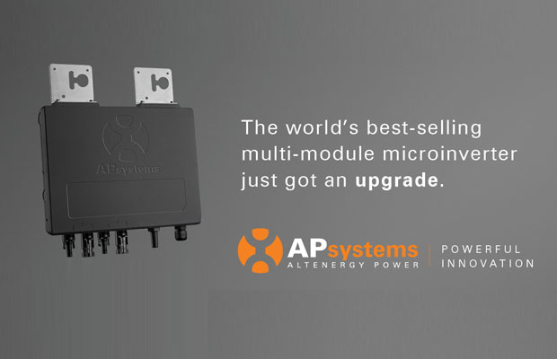 APsystems introduces YC600, a dual-module, utility-interactive solar microinverter