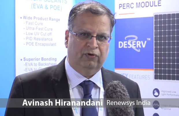 Our PVDF-based backsheet has proven to be a popular product for floating solar market: Avinash Hiranandani, RenewSys