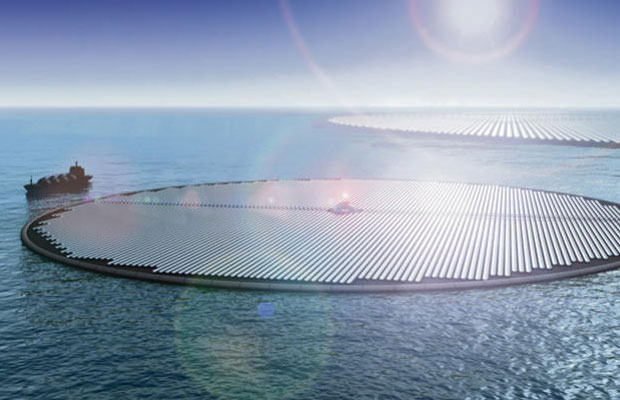 floating solar cells