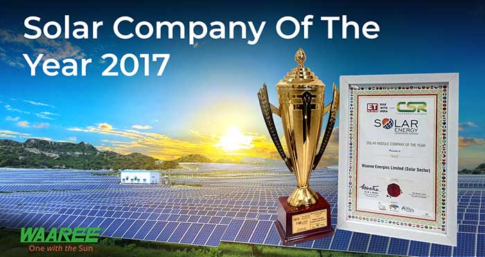 Waaree Energies Wins ‘Solar Module Company Of The Year’ Award