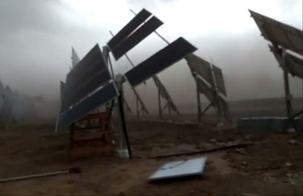 Severe Dust Storm Hit Bikaner Solar Farm; Is Solar India Ready to Face it?