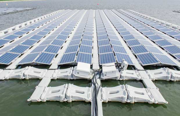 Work Begins at Mudasarlova Reservoir Floating Solar Power Plant