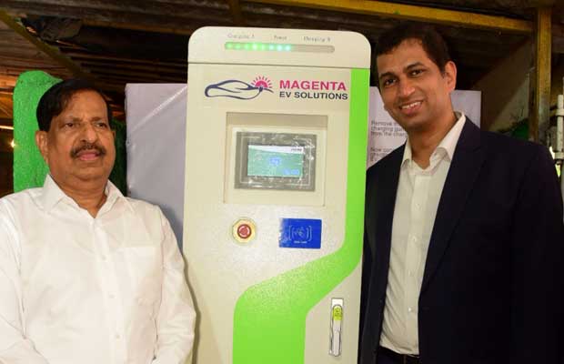 Magenta Power Sets-up India’s 1st Solar Powered EV Charging Station; Mulls to Expand by Year End
