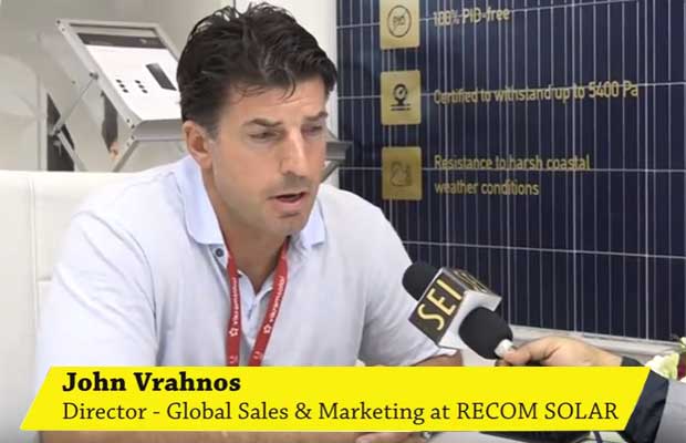 Interview with John Vrahnos, Director – Global Sales & Marketing, RECOM SOLAR