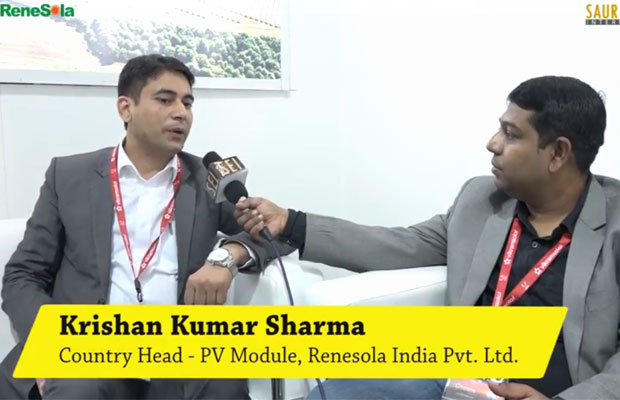 Interview with Krishan Kumar Sharma, Country Head – PV Module, Renesola India Pvt. Ltd.
