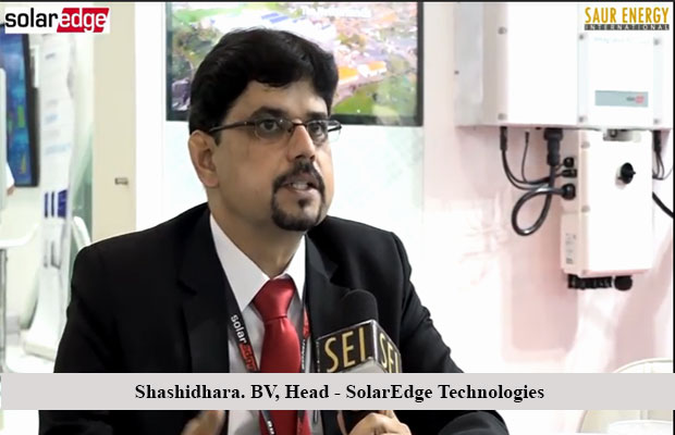 Interview with Shashidhara. BV, Head – SolarEdge Technologies (India) Pvt Ltd