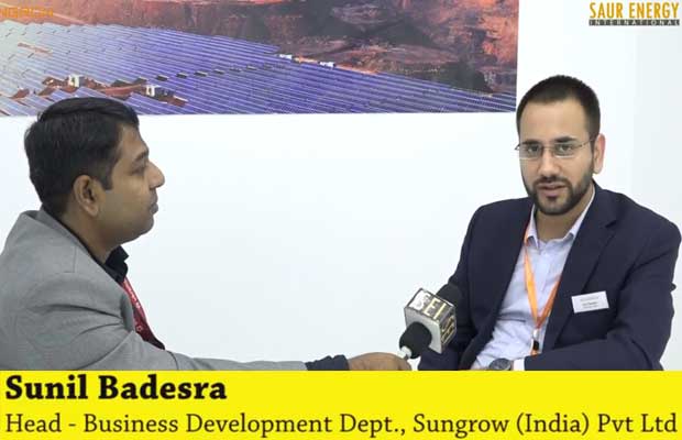 Interview with Sunil Badesra, Head – Business Development Dept. at Sungrow (India) Pvt Ltd