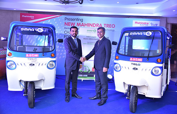 Mahindra Partners with SmartE to launch Mahindra Treo and Treo Yaari Electric Three Wheeler