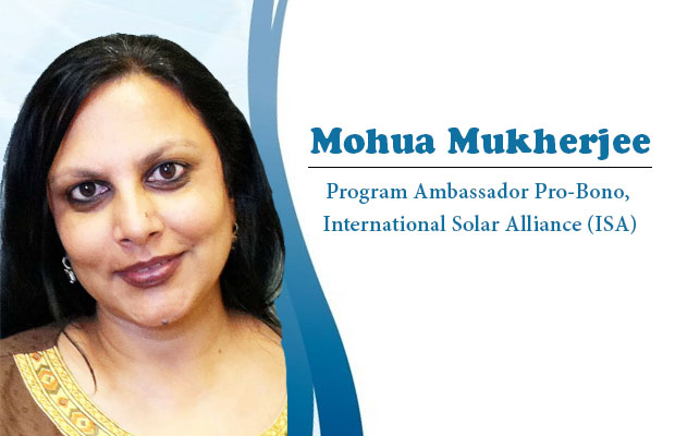 Interview with Mohua Mukherjee, Program Ambassador Pro-Bono, International Solar Alliance