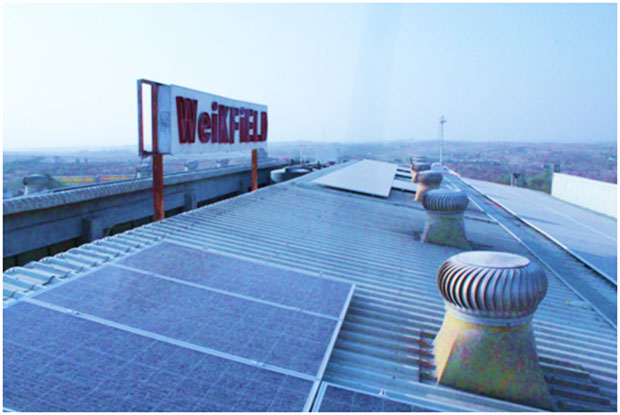 rooftop solar power plant weikfield