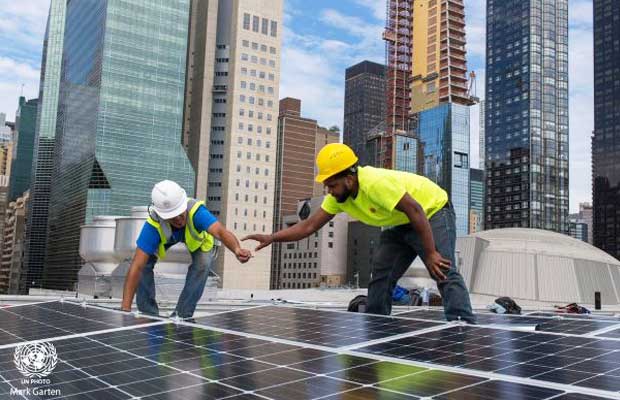 UN HQ Gets Solar Panels as Goodwill Gift From India