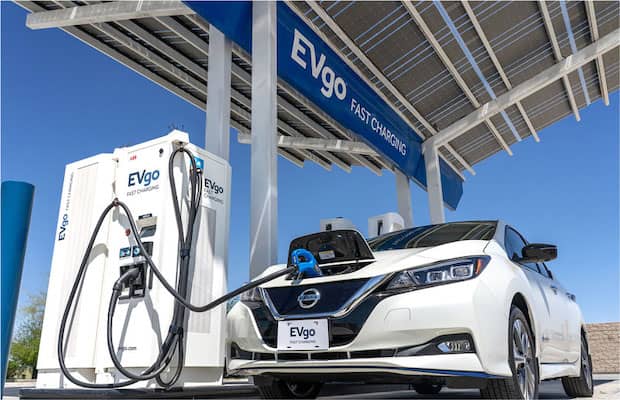 Nissan Partners With EVgo to Provide EV Charging Access to new Owners