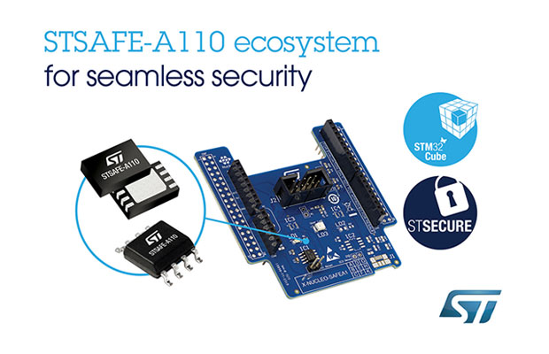 ST’s New STSAFE-A110 Secure Element Protects IoT Devices