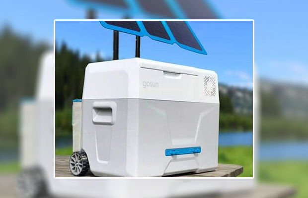 Solar store water cooler