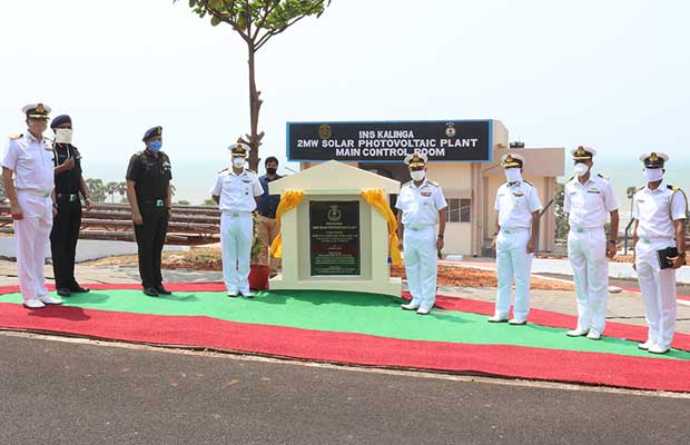 Indian Navy’s ENC Commissions 2 MW Solar Plant at INS Kalinga