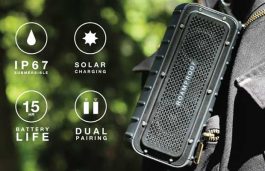 MacroBoom Portable Solar Speakers