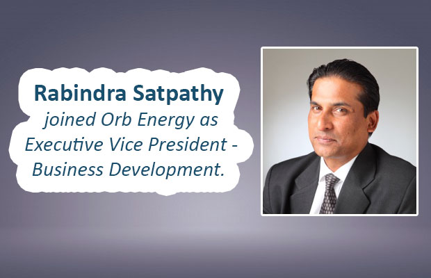 Orb Energy Hires Rabindra Satpathy as Exec VP – Business Development