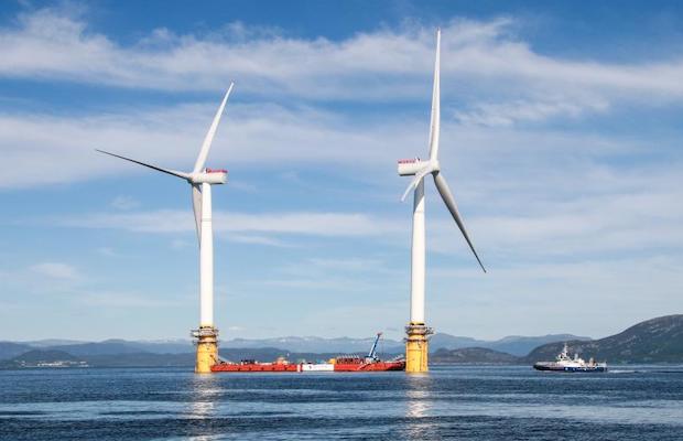 1st Floating Wind Farm in the World now Fully Operational