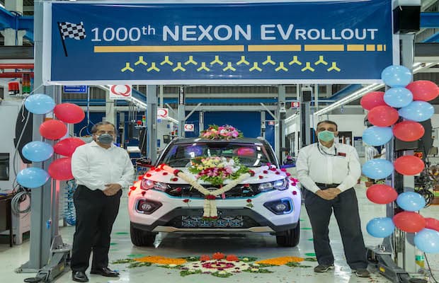 Tata Motors 1000th Nexon EV