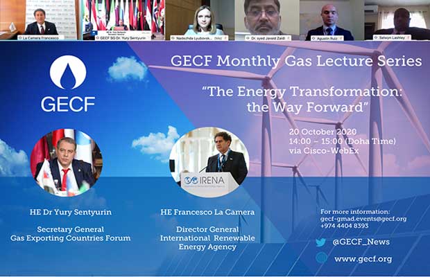GECF and IRENA Advance Energy Transformation