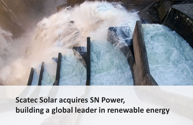 Scatec Solar acquires SN Power, building a global leader in RE
