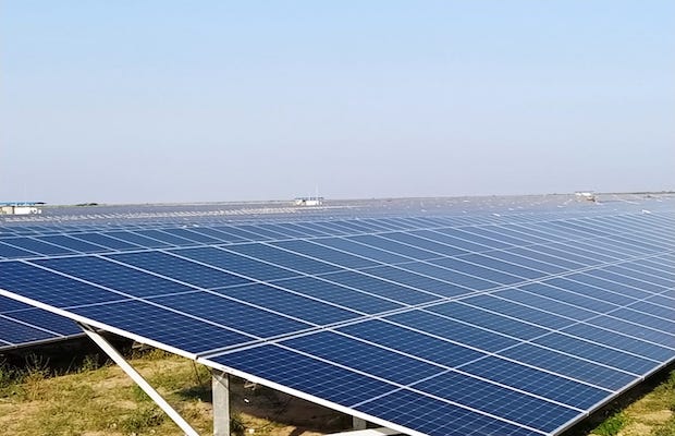 Adani Green Energy Commissions 100 MW Solar Plant in Gujarat