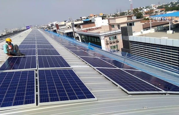 AMP Solar for Hyderabad Metro