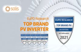 Ginlong Solis Honoured with the Top Brand PV 2021 Award for Inverter Manufacturers