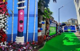 Magenta & HPCL Install First set of Street Lamp Integrated EV Chargers