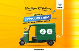 Etrio Partners with Zypp Electric to Supply 3-Wheelers for Last-Mile Delivery