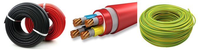 PV cables and AC cables