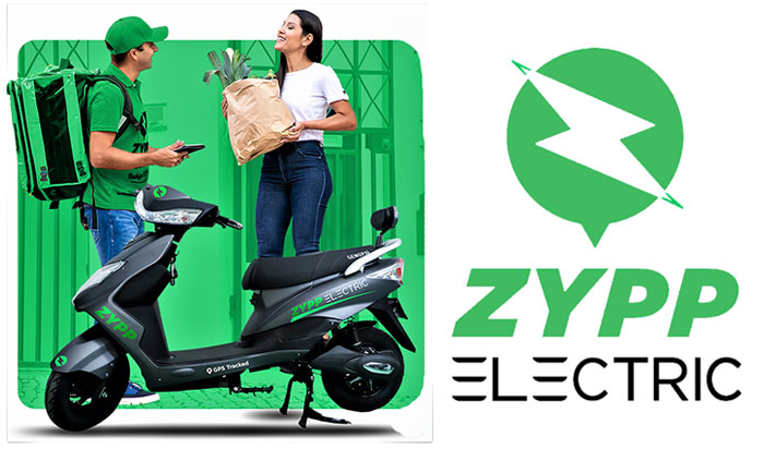 delivery through Zypp EV 2 wheelers