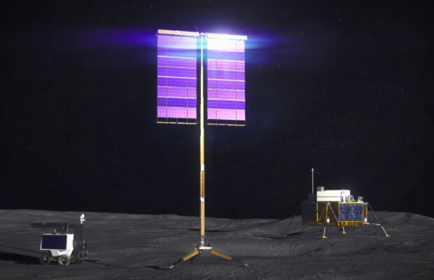 NASA Solar Array Technology Now Powering Communications Satellites