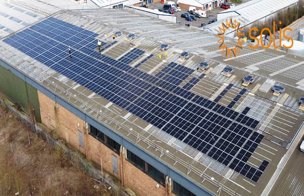 Solis Delivers 110kW Inverters for Installing Rooftops to a UK Manufacturer