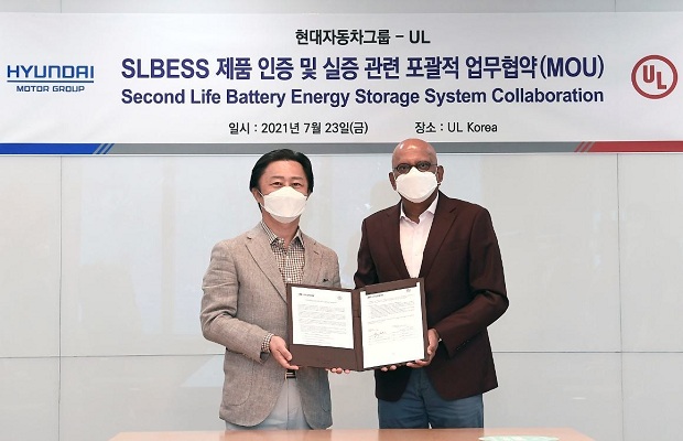 Hyundai Partners with UL for Safe Deployment of Second Life BESS