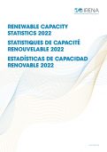 Global Data Report 2022 on Renewable Energy Capacity And Consumption