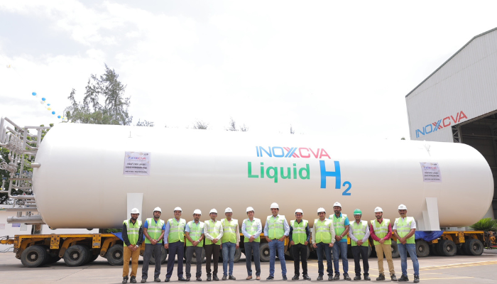 Indian Multinational INOXCVA Flags off India’s Largest Liquid Hydrogen Tank