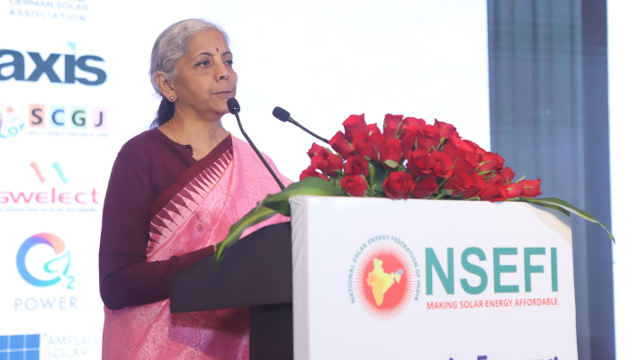 Finance Minister Nirmala Sitharaman Launches ‘Women in Solar Energy’ Portal