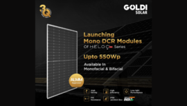 Goldi Solar Launches Hi-Efficiency Mono PERC DCR PV Modules
