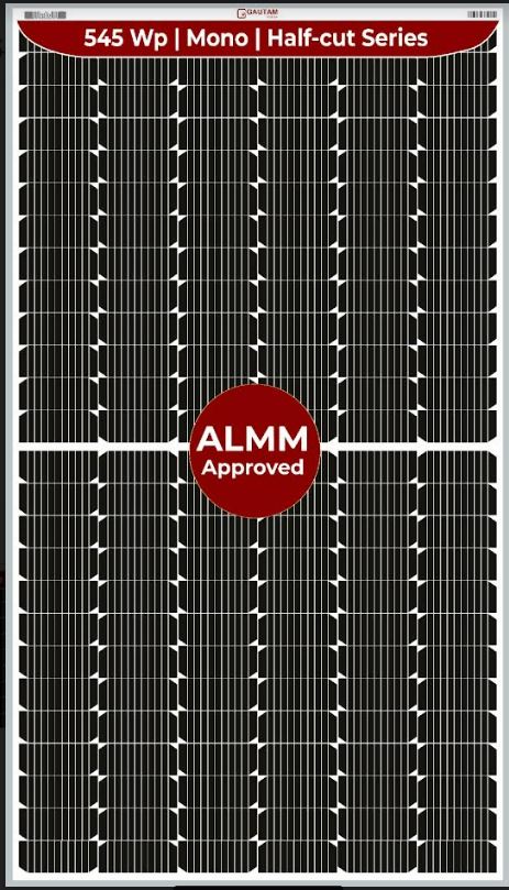 545 Wp Series of 10BB Mono Solar Panels